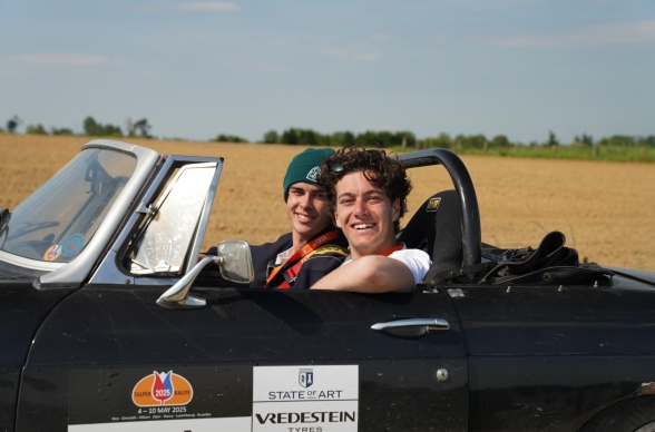 Floris en Tom in de Tulpenrallye